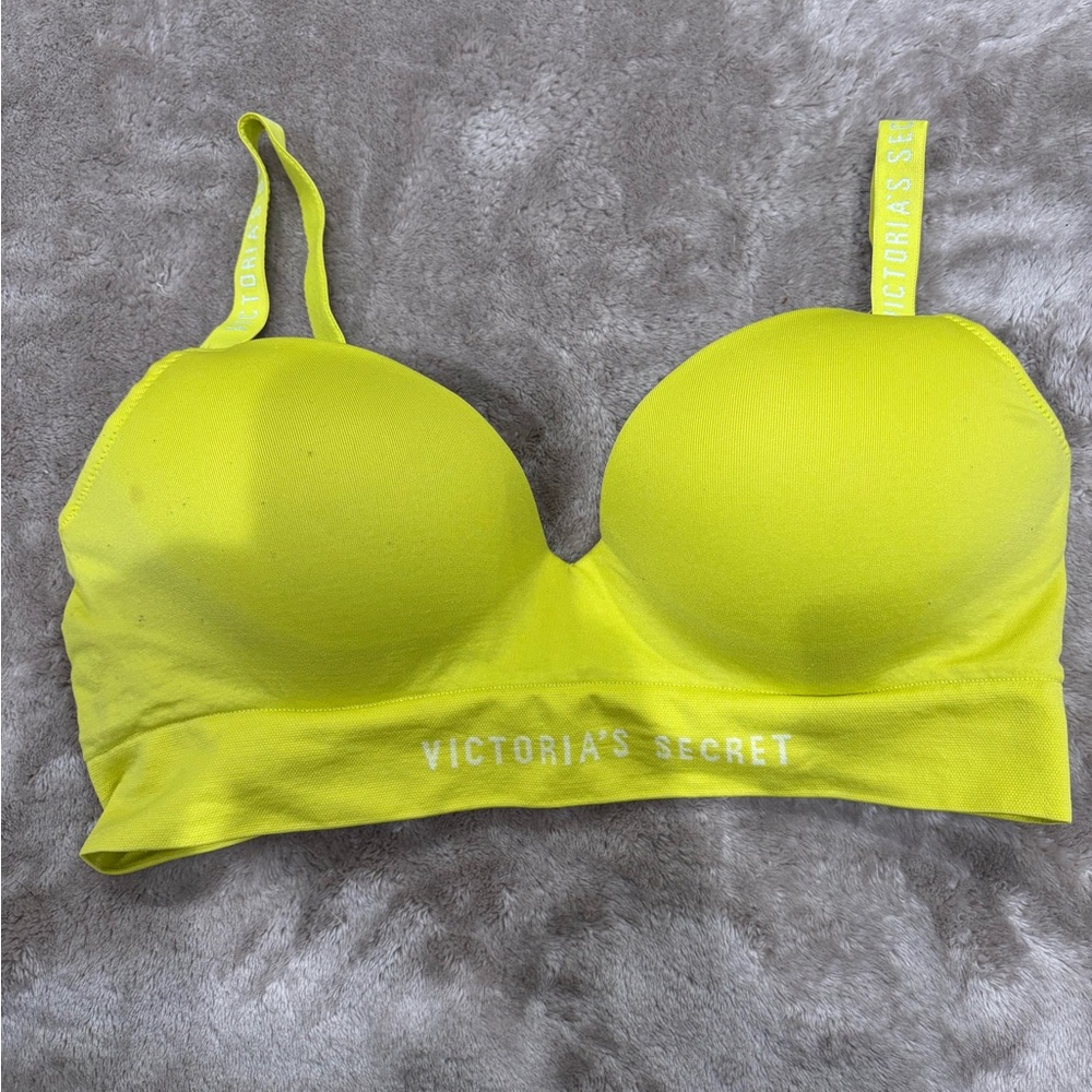 Victoria's Secret Neon Yellow Bra